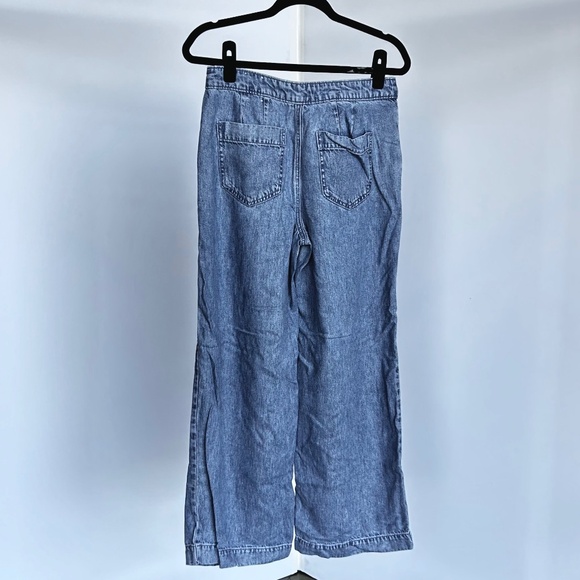 Talbots WIDE LEG TROUSER JEANS - NAOMI WASH - Picture 5 of 5